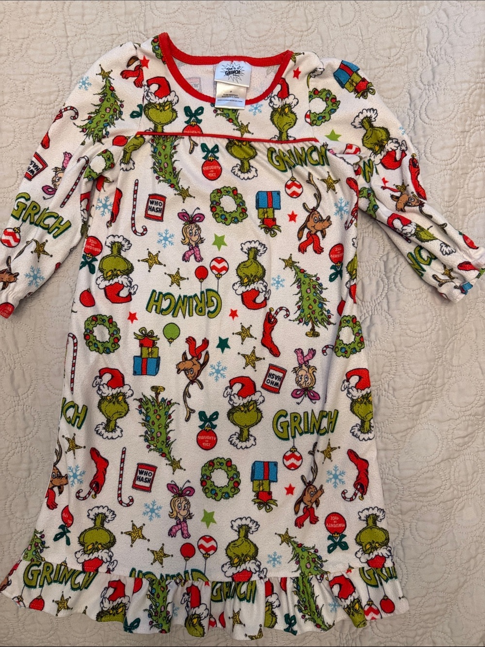 Dr. Seuss The Grinch Green Nightgown